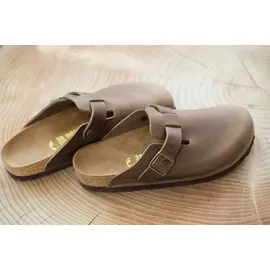 Birkenstock Boston Nubukleder geölt tabacco brown 46