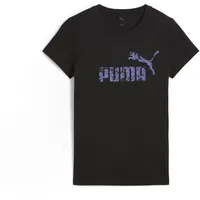 Puma Unisex ESS Nature 2.0 Tee T-Shirts, PUMA Black,