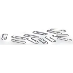 DURABLE Büroklammern Metall silber