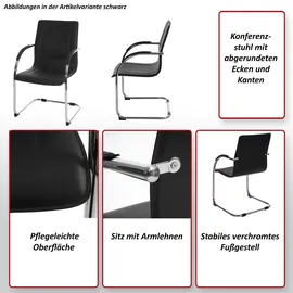 MCW Perm Freischwinger Weiß