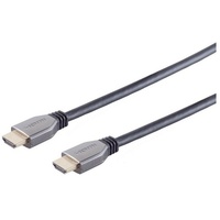 S/CONN maximum connectivity® Ultra HDMI Kabel, 10K, Metall, schwarz,