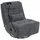 Mendler Relaxsessel HWC-P92 Chenille 82 x 96 x 82 cm Dunkelgrau drehbar mit Liegeposition