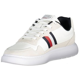Tommy Hilfiger Herren Cupsole Sneaker Schuhe , Weiß (White), 40