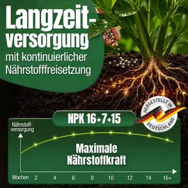 düngemeister Heckendünger für grüne Hecken 5 kg