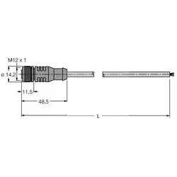 TURCK PROFIBUS-Leitung RKSW 458-25M-OBS