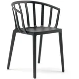 Kartell - Venice Stuhl, schwarz matt