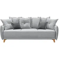 MID.YOU ED Lifestyle Pamplona 3DL Schlafsofa Holzwerkstoff/Nosag