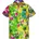 King Kameha Funky Hawaiihemd Kids Kinder Jungs, Kurzarm, Print Pineapple Flowers, Mix, 4 - 4 Jahre