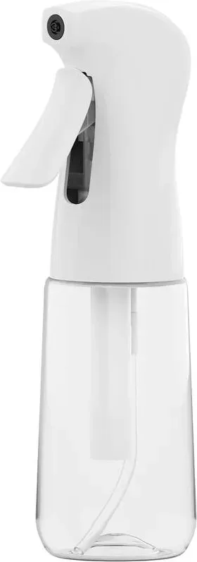 Grifema Sprühflasche 200ml Weiß – Kontinuierlicher Nebel, Nachfüllbar für Haare, Gesicht, Zimmerpflanzen & Zuhause, Patentierte Düse, Ergonomisch Rutschfest,