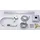 Home Deluxe Standarmatur SKY & MOON freistehend grau/silberfarben 112 cm