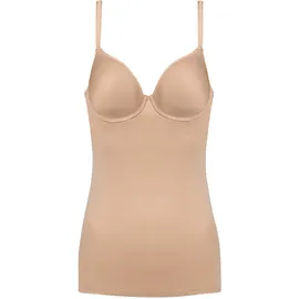 MEY BH-Hemd "Joan", Damen, Gr. 85, Cup A, beige (cream tan), Single Jersey, Obermaterial: 50% Viskose, 46% Polyamid, 4% Elasthan, unifarben, BHs BH-Hemd, atmungsaktiv und super leicht, mit Bügeln, Full-Cup