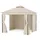 Blumfeldt Mondo Dual Pavillon 3 x 3 m inkl. Moskitonetz Beige
