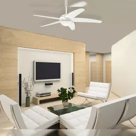 Westinghouse Bendan 132 cm Deckenventilator weiß mit Licht LED inkl. Fernbedienung