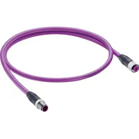 Belden 11019-BK Sensor-/Aktor-Datensteckverbinder, konfektioniert M12 Stecker, gerade, Buchse, gerad