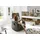 Hukla Sessel HU-RV15025 Polsterung Federkern 78 x 108 x 90 cm grau mit Aufstehhilfe