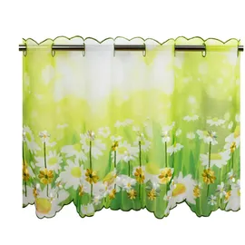 Delindo Lifestyle Margeriten Stangendurchzug 85 x 45 cm grün