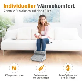Medisana FWS grau Fußwärmer