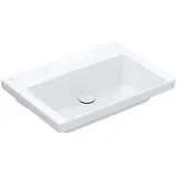 Villeroy & Boch Subway 3.0 Schrank-Waschtisch 650 x 470 mm, 1 Hahnloch, ohne Überlauf, Weiß Alpin Ceramicplus