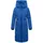 Navahoo Damen Wintermantel warmer Steppmantel mit 2-Wege Reißverschluss, wasserdichten Reißverschlüssen und verstellbarer Kapuze Schokokuss XIV Galaxy Blue Gr. 5XL - 5XL