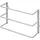 PRO PLUS Rücklicht Schutzgitter 260x170x80 mm Weiß