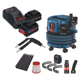 Bosch GAS 18V-12 MC inkl. 2 x 8,0 Ah Akku + Ladegerät