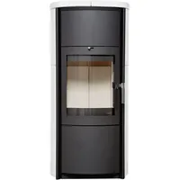 Hark Keno ECOplus Kaminofen Kachel creme-weiß 7 kW