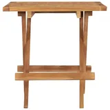 vidaXL Klappbarer Gartentisch 50x50x50 cm Teak Massivholz