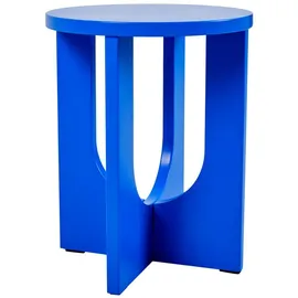 [en.casa] Beistelltisch Kysdajore 50x40 cm Royalblau [en.casa]