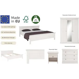 Home Affaire "Indra, 180x200 cm weiß