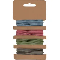 Glorex  Glorex Gummibänder 4 x 3 m, Ø 1 mm Geschenkverpackungen