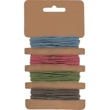 Glorex  Glorex Gummibänder 4 x 3 m, Ø 1 mm Geschenkverpackungen