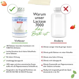 Vit4ever Lactase 7000 Tabletten 180 St.