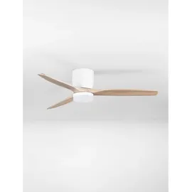 Nova Luce 9952376 ALOA Ventilator Weiß/Braun