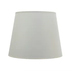 Licht-Erlebnisse Lampenschirm WILLOW für Stehlampen Weiß Stoffschirm blendarm Ø38cm 30cm hoch E27 Stehleuchten Wohnzimmer, DO1/9/0021