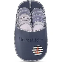 Onvaya ONVAYA® ABS Gästepantoffel Heimatliebe 6er Set | Gästehausschuhe | Größe 36-45 | Pantoffeln | ABS Sohle | Hausschuhe