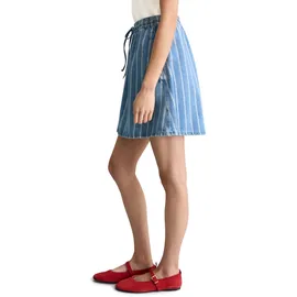 Marc O'Polo Mini-Jeansrock Damen Gestreift Blau M