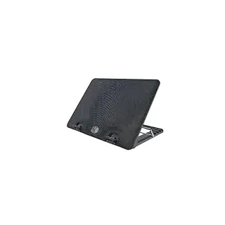 Cooler Master NotePal ErgoStand IV Laptop-Kühler – ergonomisches Design, 5 Höheneinstellungen, leiser 140mm Lüfter, Full-Mesh-Board, LED-Streifen, USB-Hub, unterstützt Notebooks bis 17 Zoll