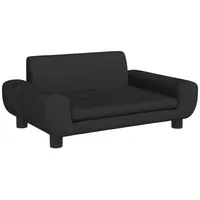 vidaXL Kindersofa Schwarz 70x45x33 cm Samt