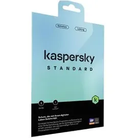 Kaspersky Lab Antivirenprogramm Standard 1 Jahr 3 Geräte DE Win Android iOS