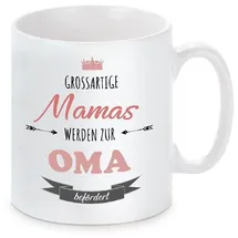Herzbotschaft Kaffeetasse 0,3 l Weiß