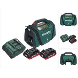 Metabo AK 18 Multi Akku Kompressor 18 V 11 bar + 2x Akku 4,0 Ah + Ladegerät