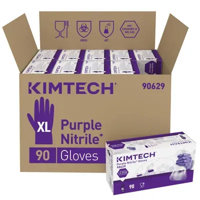 KIMTECH SCIENCE Einweghandschuh Purple Nitrile Gr. XL/9 100 Stück je Box - XL