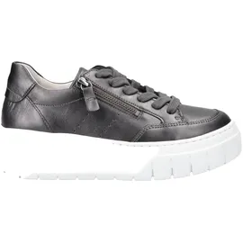 Gabor Sneaker, Frauen Halbschuhe,Best Fitting,schnürschuhe,Plateausohle,straßenschuhe,Strassenschuhe,antiksilber,40.5 EU 7 UK