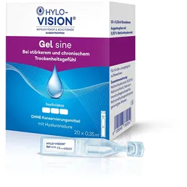 OmniVision Hylo-Vision Gel sine Einzeldosispipetten 20 x 0,35 ml