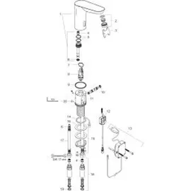 Hansgrohe Focus 130 Sensor-Armatur ohne Mischung chrom 31174000