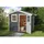 Weka Gartenhaus 123 2,41 x 2,05 m grau