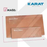 Karat Memoboard 20 x 60 cm Rot