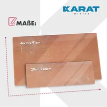 Karat Memoboard 20 x 60 cm Rot