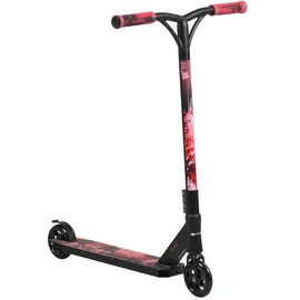 Byox Kinderroller Shock Aluminium PU Räder, ABEC-9, Hinterradbremse, Stoßdämpfer rot