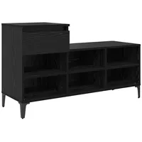 VidaXL Schuhschrank Schwarze Eiche 102 x 36 x 60